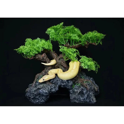 Komodo Terrarium Bonsai Tree with Hide Reptile Habitat Decor 18 in - Talis Us