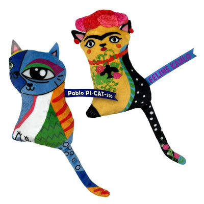 KONG Artz Kahlo Picasso Cat Toy 2pk - Talis Us