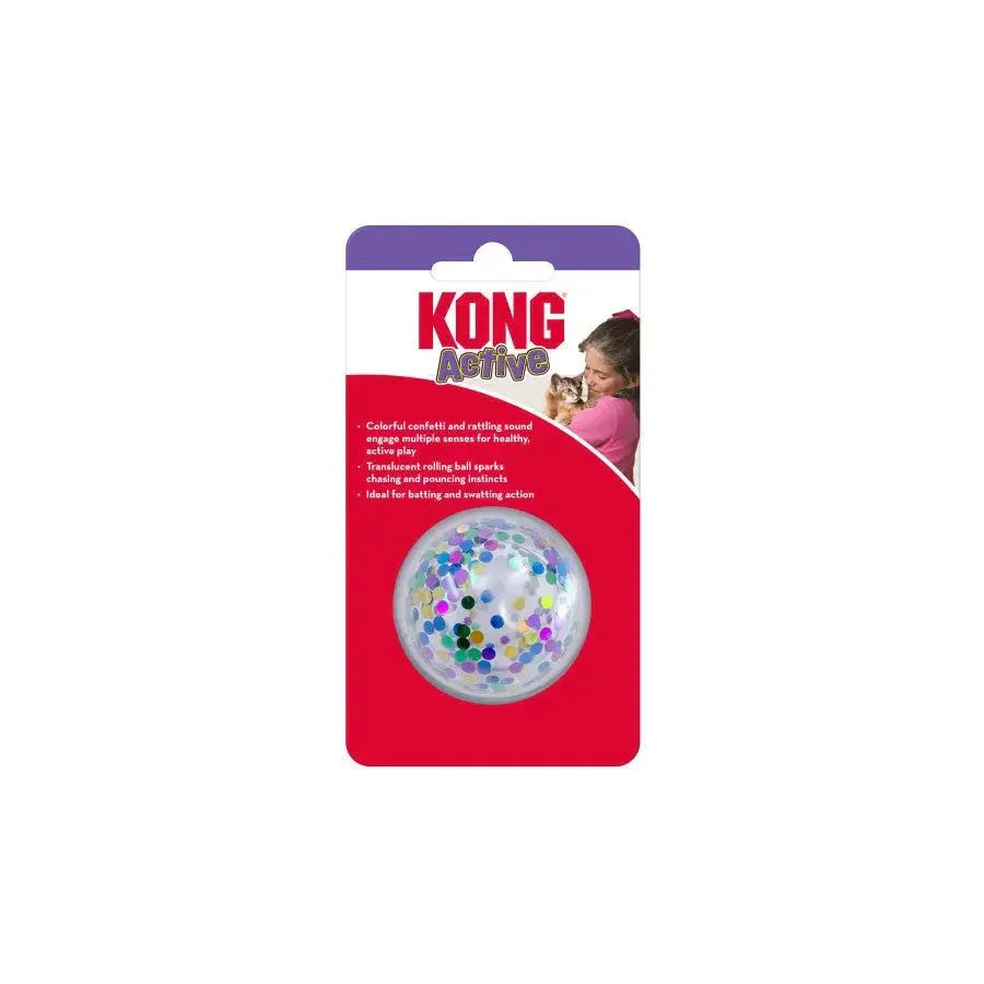 Kong Cat Active Confetti Ball Cat Toy - Talis Us