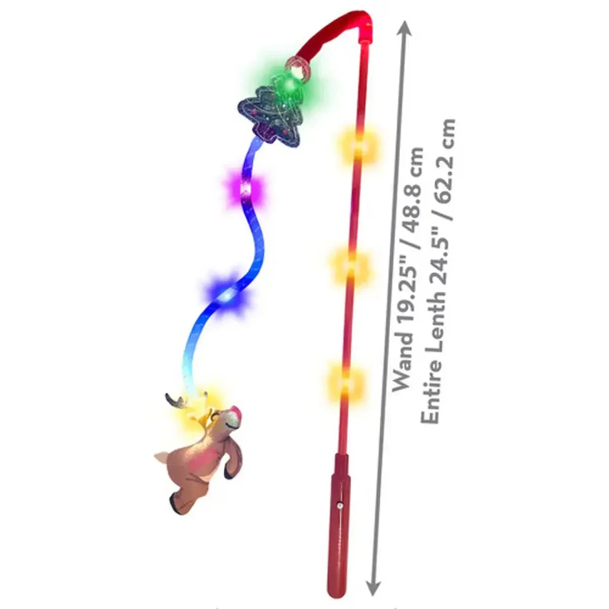 KONG Holiday Teaser Light - Up Reindeer - Talis Us