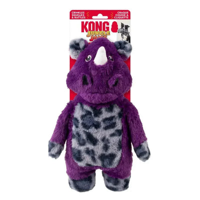 KONG Jungle Jamz Rhino Dog Toy - Talis Us