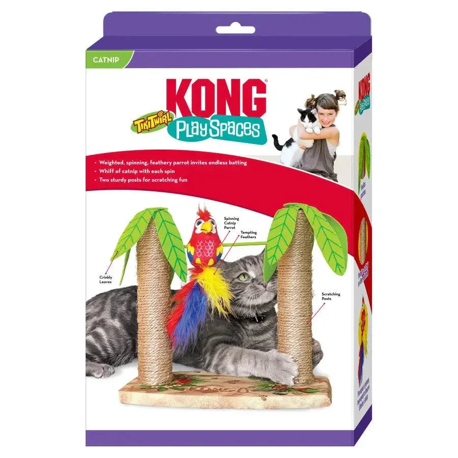 KONG Play Spaces Tiki Twirl Cat Toy - Talis Us