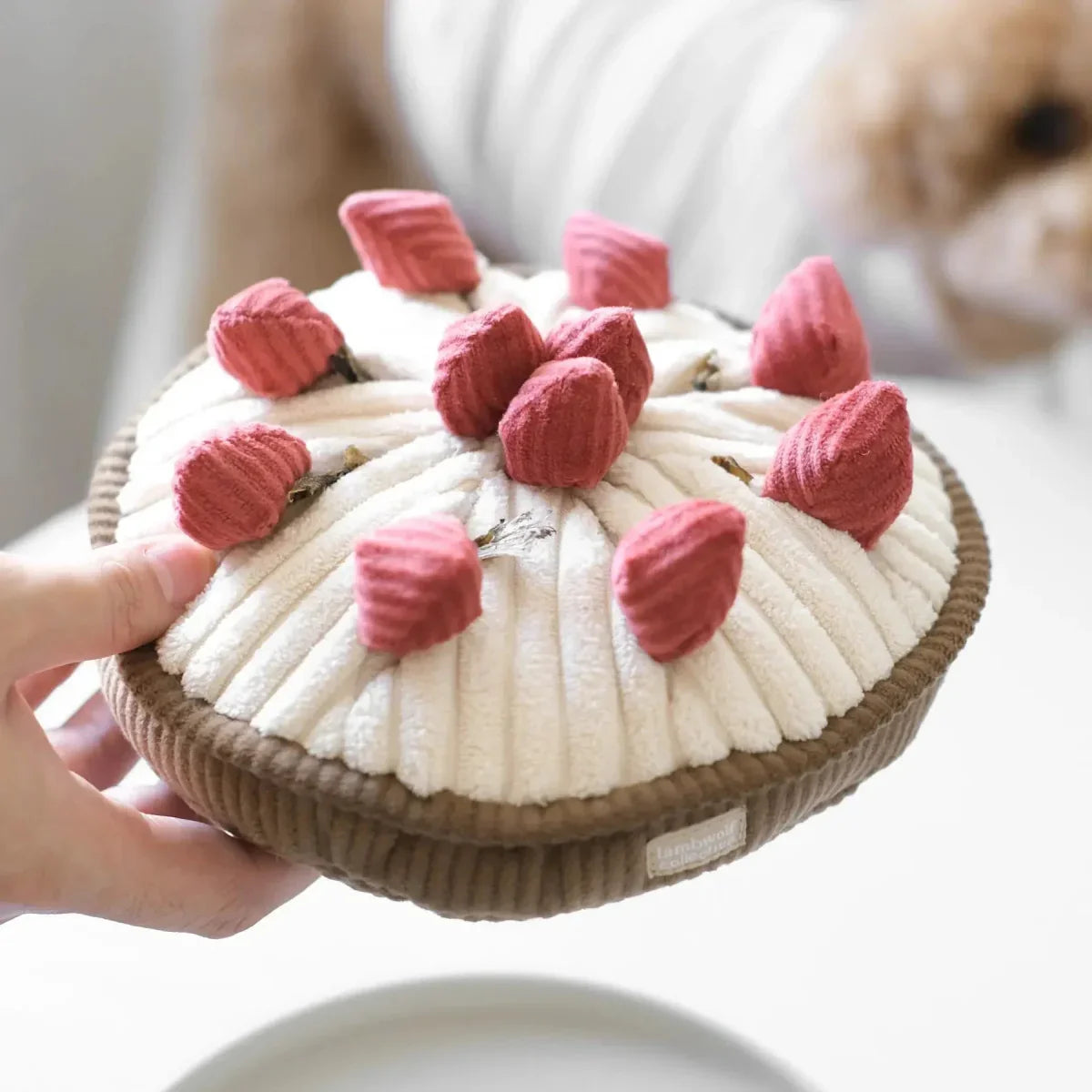 Lambwolf Collective Berry Pie Squeaky Interactive Dog Toys - Talis Us