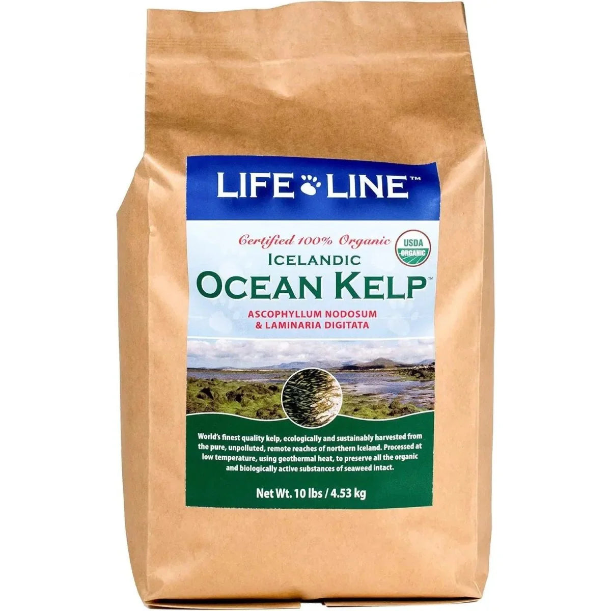 Life Line Pet Nutrition Organic Ocean Kelp Supplement for Skin & Coat, Digestion in Dogs & Cats - Talis Us