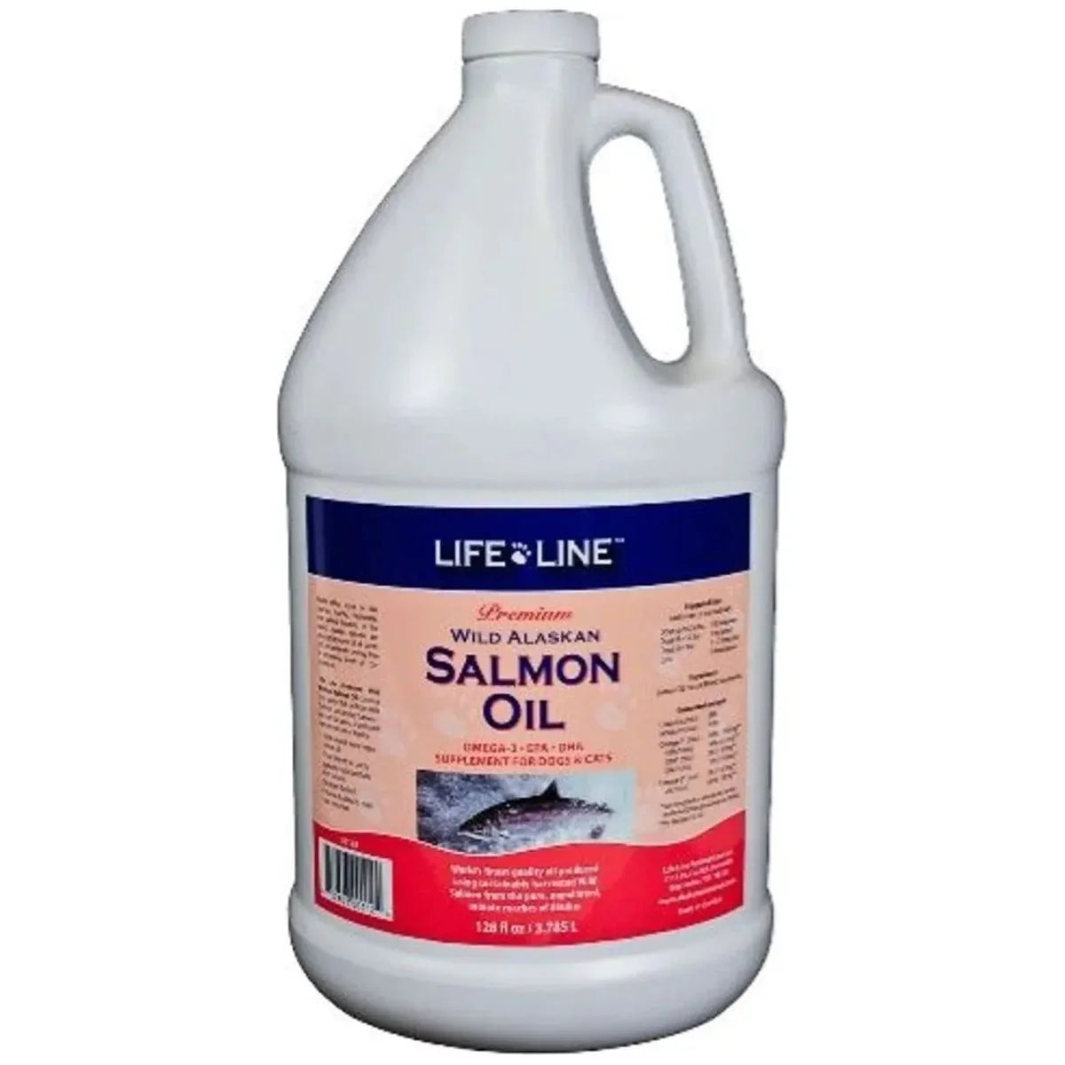 Life Line Pet Nutrition Wild Alaskan Salmon Oil Omega - 3 Supplement for Skin & Coat - Talis Us