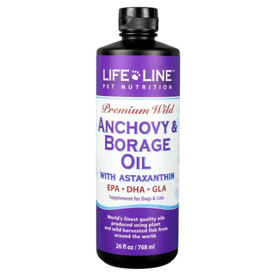 Life Line Pet Nutrition Wild Anchovy/Borage Premium Fish Oil Supplement for Dogs and Cat - Talis Us
