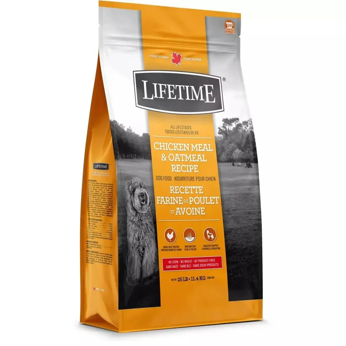 Lifetime Chicken and Oatmeal Dry Dog Food - Talis Us