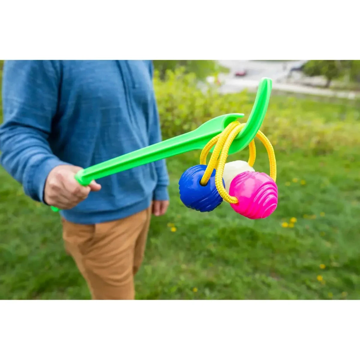 Loop & Launch Single Launchable Small Ball Dog Toy Launcher 2.5" - Talis Us