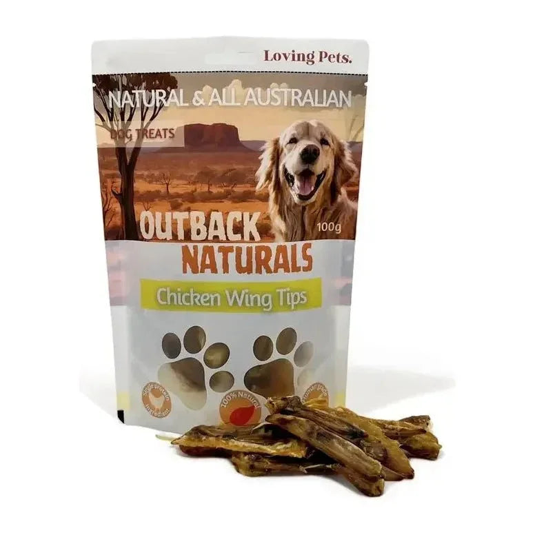 Loving Pets Australia Chicken Wing Tips Dog Treats 7.05 oz - Talis Us