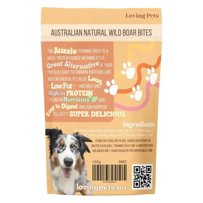 Loving Pets Australia Don't Boar Me Wild Boar Bites Dog Treats 5.29 oz - Talis Us