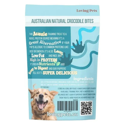 Loving Pets Australia Make It Snappy Crocodile Bites Dog Treats 5.29 oz - Talis Us