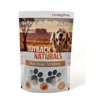 Loving Pets Australia Roo Knee Tendons Dog Treats 5.29 oz - Talis Us