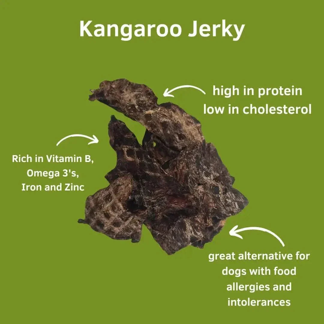 Low - Fat Kangaroo Jerky for Dogs with Food Sensitivities - Talis Us