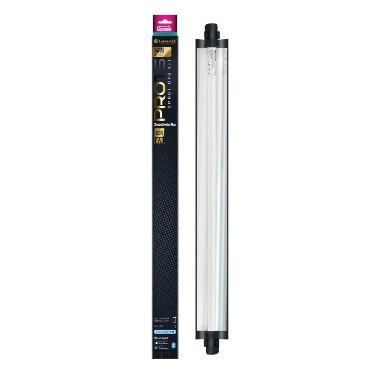 LumenIZE Pro T5 UVB Max Kit, ShadeDweller, 2.5% UVB, 14 Watt - Talis Us