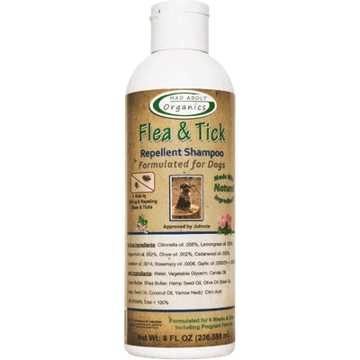 Mad About Organics Flea and Tick Repellent Shampoo for Dogs - Talis Us