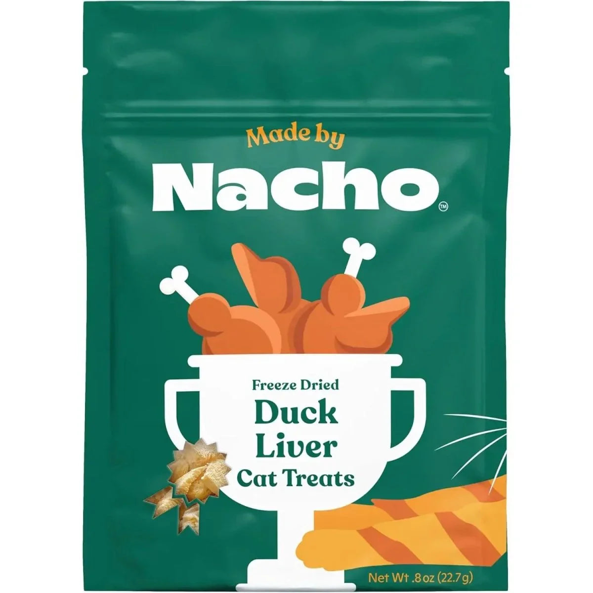 Made By Nacho Freeze Dried Duck Liver Cat Treats 1 oz - Talis Us