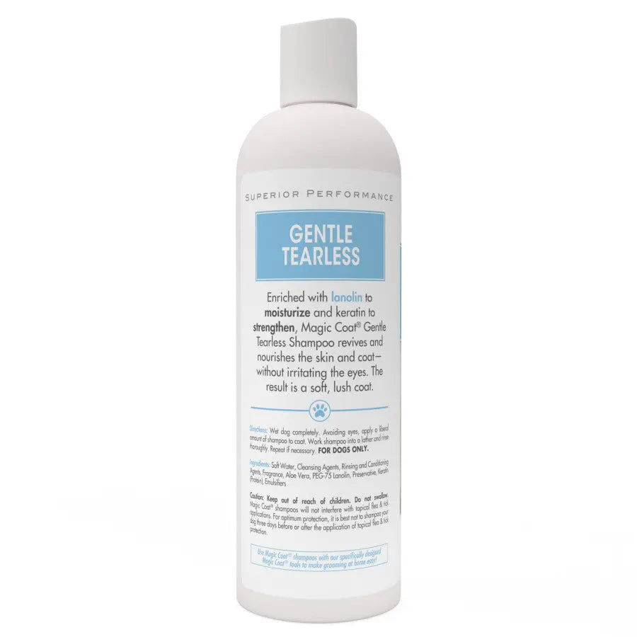 Four Paws Gentle Tearless Dog Shampoo with lanolin and keratin for a soft, healthy coat