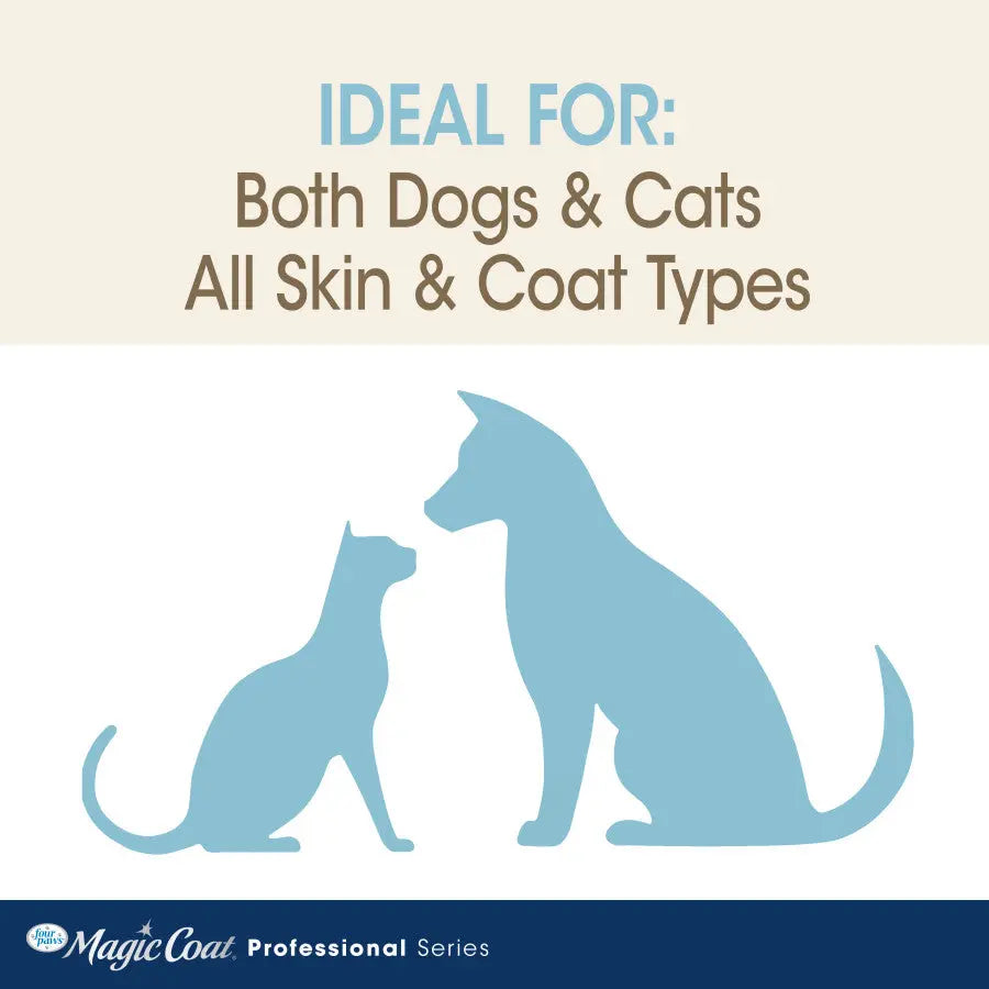 Four Paws Oatmeal Puppy Shampoo suitable for both dogs and cats with all skin and coat types