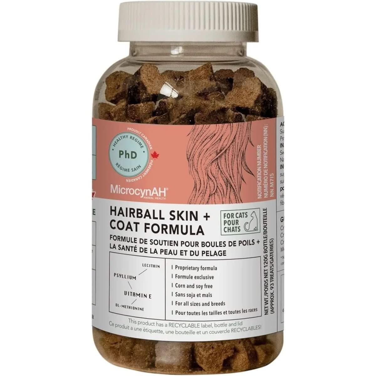 MicrocynAH MICRO Cat Skin & Coat Hairball Soft Chews 120g - Talis Us