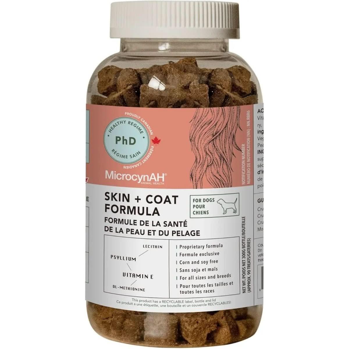 MicrocynAH MICRO Skin & Coat Soft Chews for Dogs 300g - Talis Us