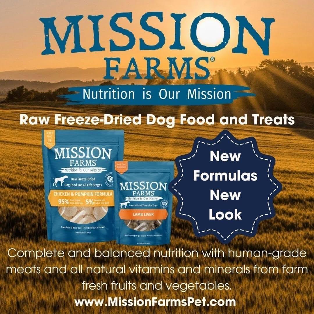 Mission Farms Bison Liver Freeze-Dried Dog Treats packed with natural nutrients for your pet's health