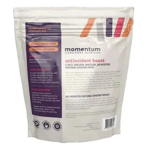 Momentum Carnivore Nutrition Freeze Dried Raw Antioxidant Boost Topper 3oz - Talis Us