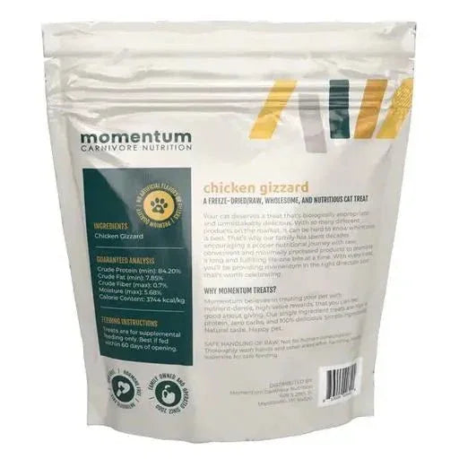 Momentum Chicken Gizzard Freeze Dried Cat Treats 1.9oz - Talis Us