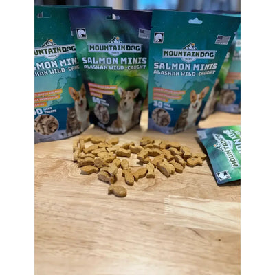 Mountain Dog Treats Freeze - Dried Alaskan Salmon Dog & Cat Treat Minis - Talis Us