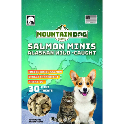 Mountain Dog Treats Freeze - Dried Alaskan Salmon Dog & Cat Treat Minis - Talis Us