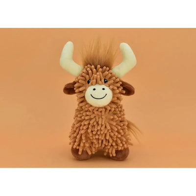 Multipet Floppy Highland Cow Dog Toy 10" - Talis Us