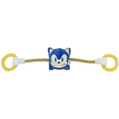 Multipet Sonic Dog Rope Toy w/ TPR Rings - Talis Us
