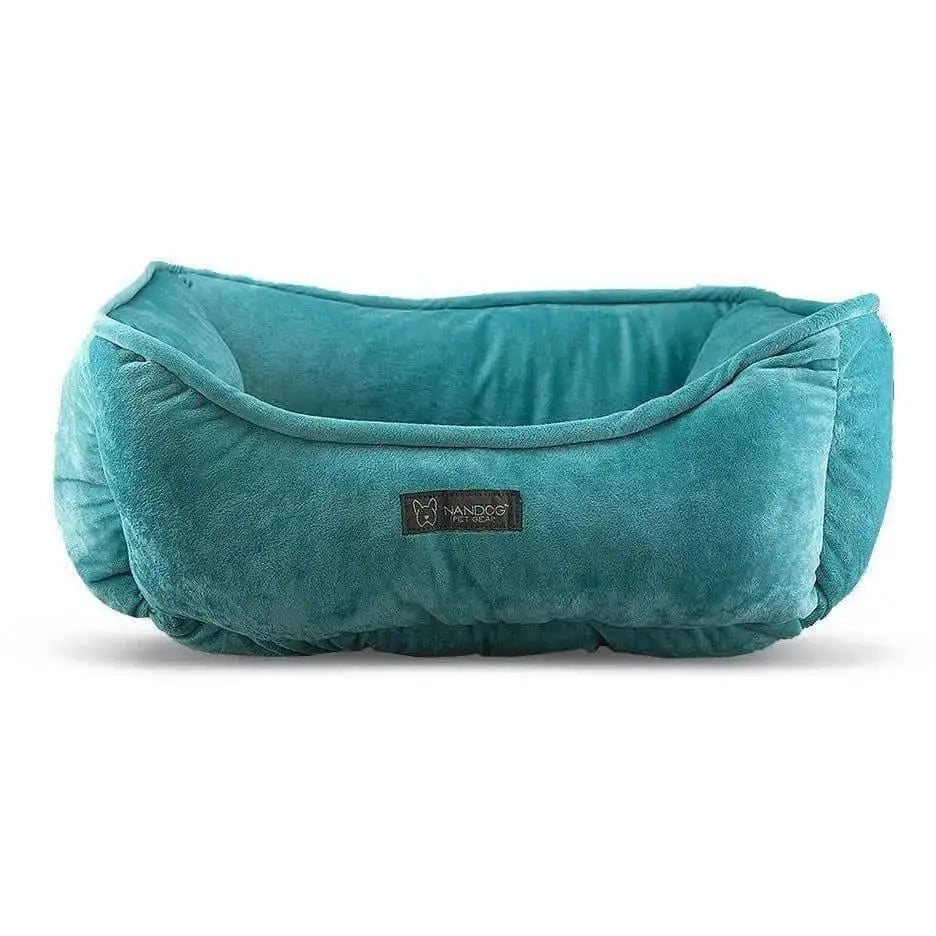 Nandog Micro Plush Reversible Dog Aqua Nandog Pet Gear WP