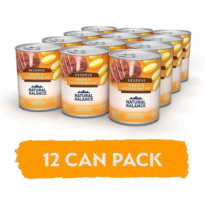 Natural Balance Pet Foods L.I.D. Duck & Potato Wet Dog Food 12ea/13.2 oz - Talis Us