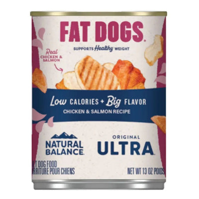 Natural Balance Pet Foods Targeted Nutrition Fat Dogs Chicken & Salmon Wet Dog Food 12ea/13 oz - Talis Us