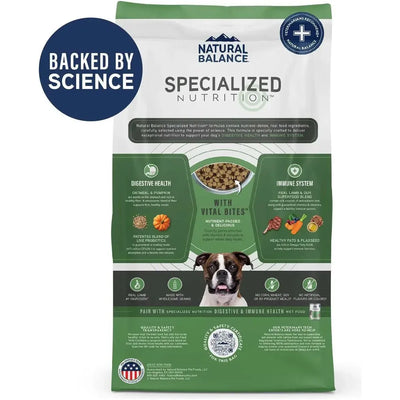 Natural Balance Specialized Nutrition Digestive & Immune Health Adult Lamb & Oatmeal Dry Dog Food - Talis Us