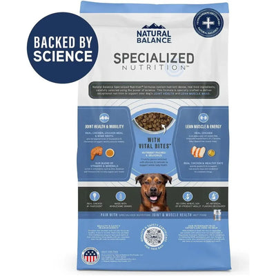Natural Balance Specialized Nutrition Joint & Muscle Health Chicken & Oatmeal Dry Dog Food - Talis Us