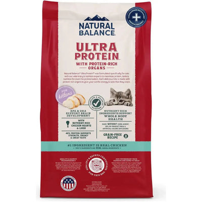 Natural Balance Ultra Protein Chicken Meal Recipe Kitten Dry Cat Food - Talis Us