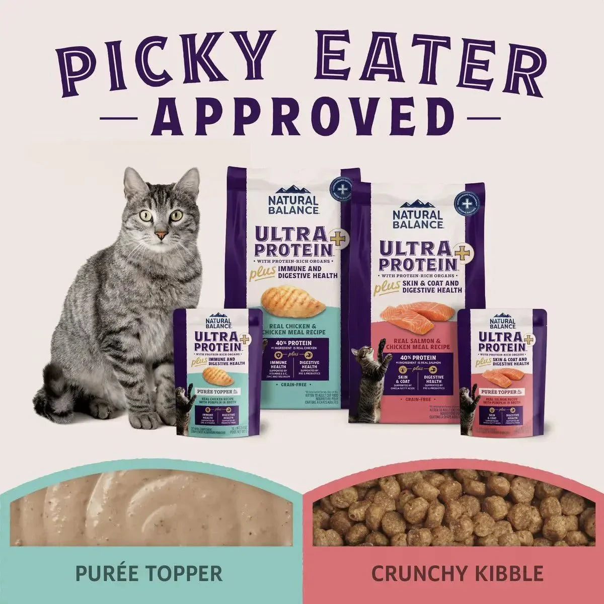 Natural Balance Ultra Protein Plus Immune & Digestive Health Chicken Meal Dry Cat Food - Talis Us