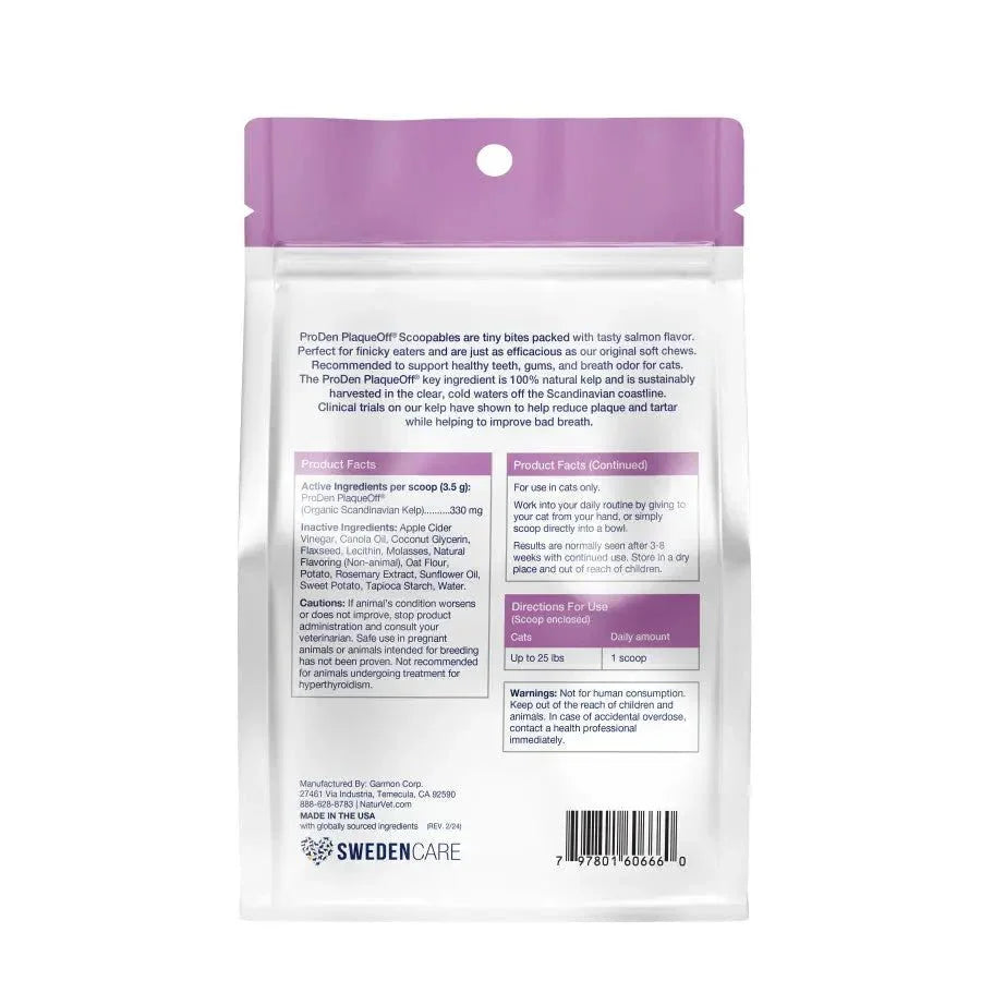 NaturVet ProDen PlaqueOff Scoopables Cat Dental Treat 5.5 oz - Talis Us