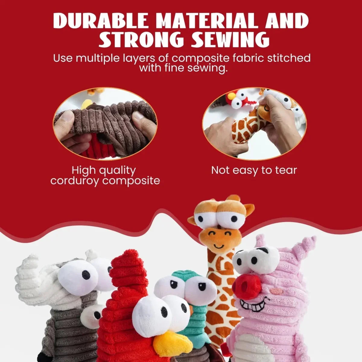 Nocciola 5 - Pack Funny Squeaky Dog Toys - Endless Entertainment for Your Pup - Talis Us