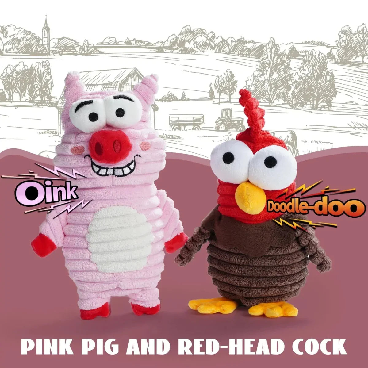 Nocciola 5 - Pack Funny Squeaky Dog Toys - Endless Entertainment for Your Pup - Talis Us