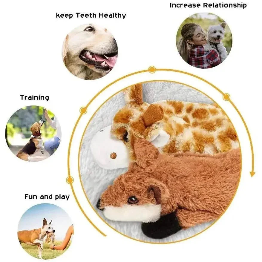 Nocciola Crinkle Dog Toy Set – 5pcs Squeaky Fun for Dogs of All Sizes - Talis Us