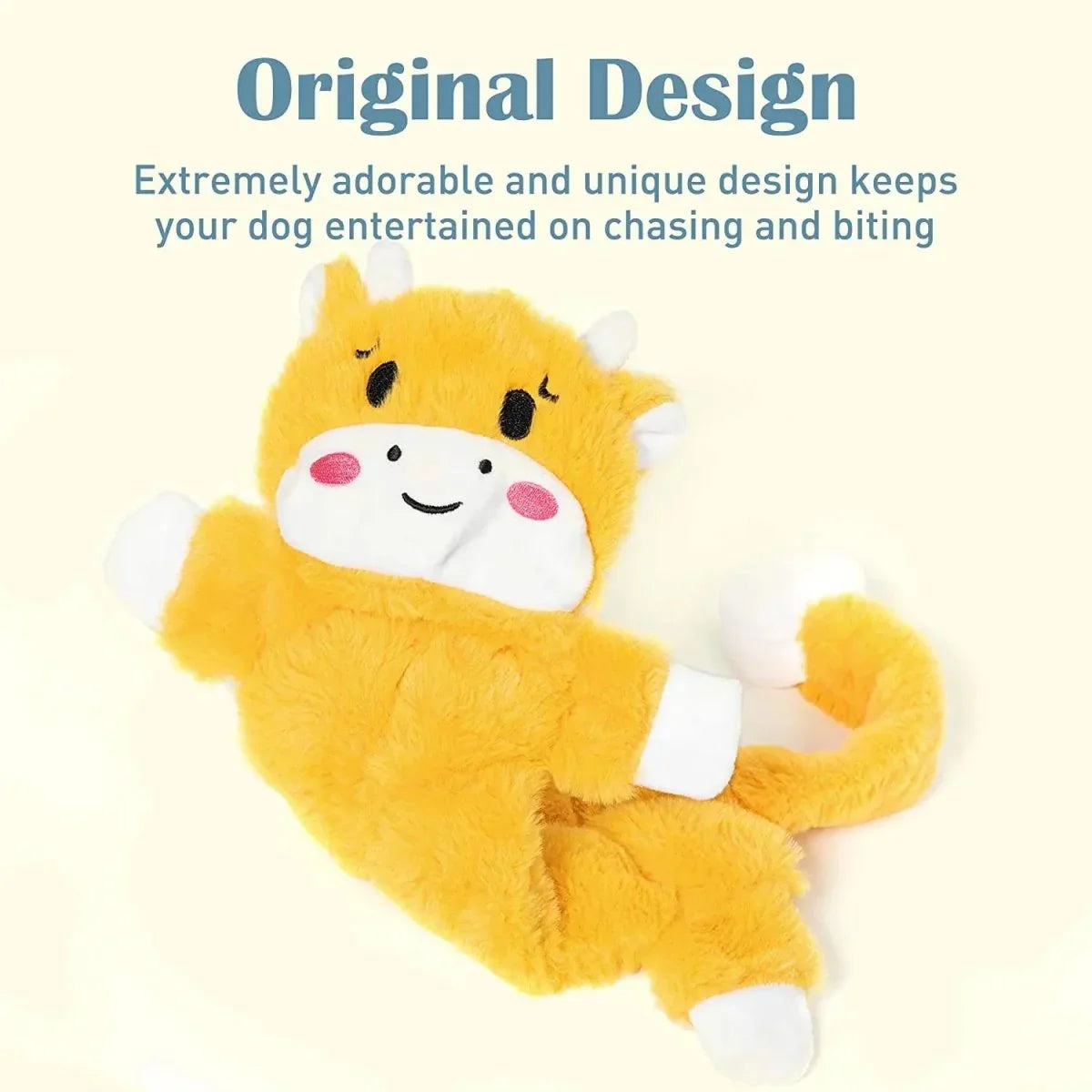 Nocciola Stuffing - Free Plush Dog Toys with Sound & Crinkle Fun - Talis Us