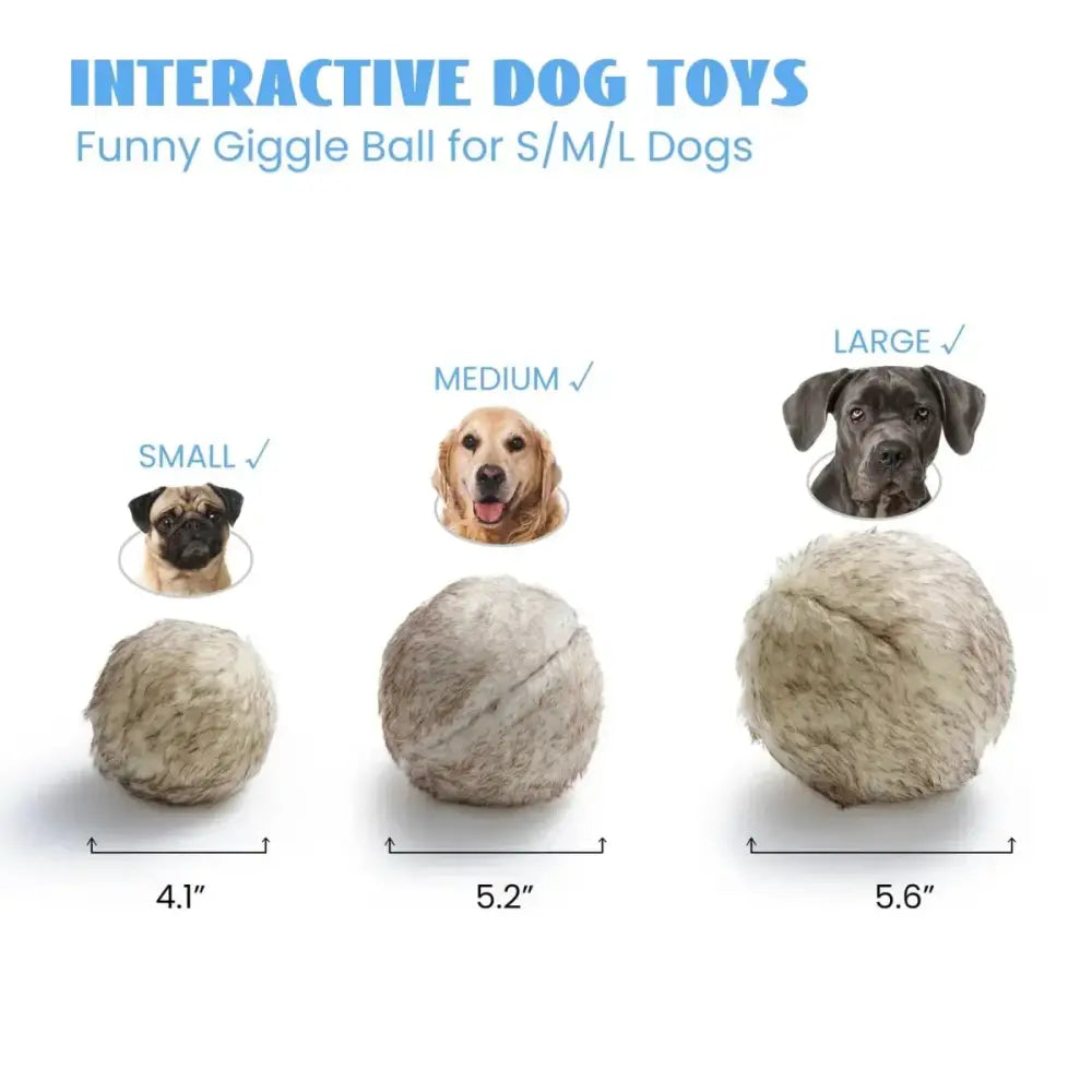 Nocciola Wobble Giggle Ball - Interactive Toy for Dogs of All Sizes - Talis Us