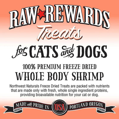 Northwest Naturals Shrimp Freeze - Dried Treats for Dogs and Cats 1oz - Talis Us