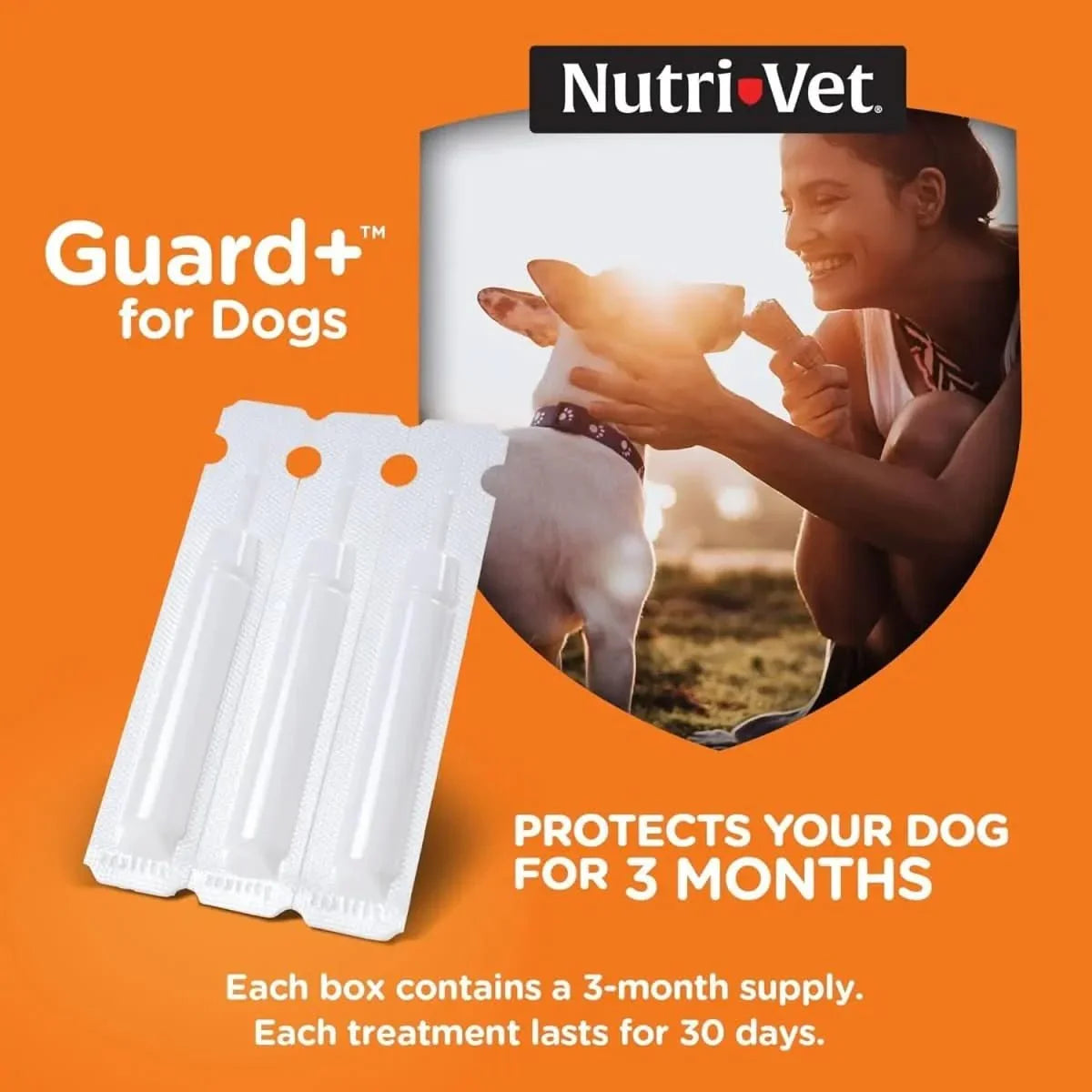 Nutri - Vet Guard Plus Flea & Tick Treatment for Dogs 3 pk - Talis Us