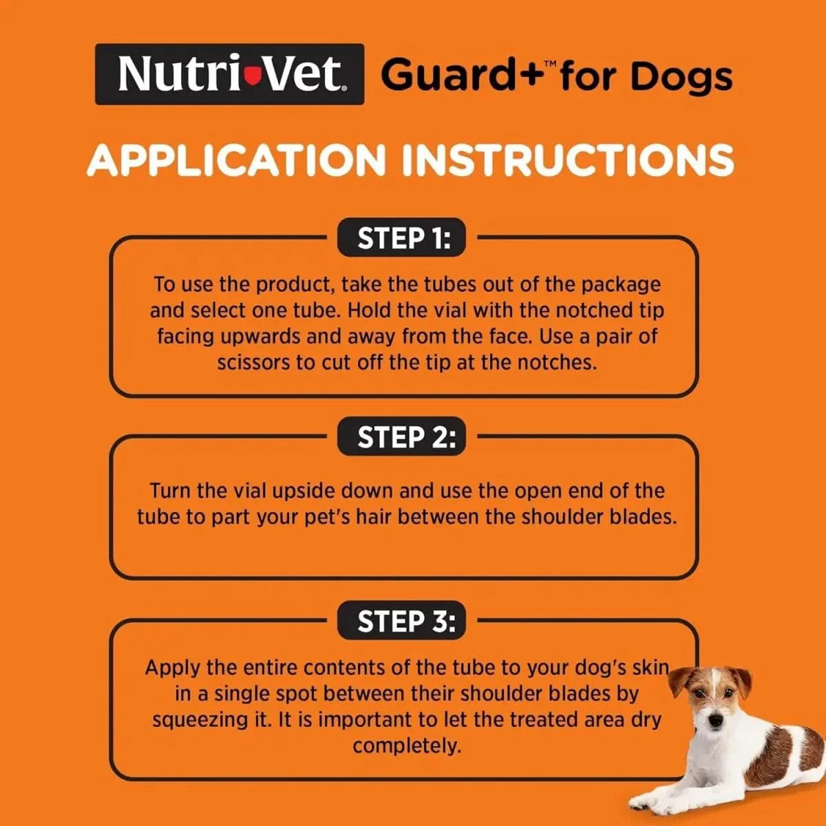 Nutri - Vet Guard Plus Flea & Tick Treatment for Dogs 3 pk - Talis Us