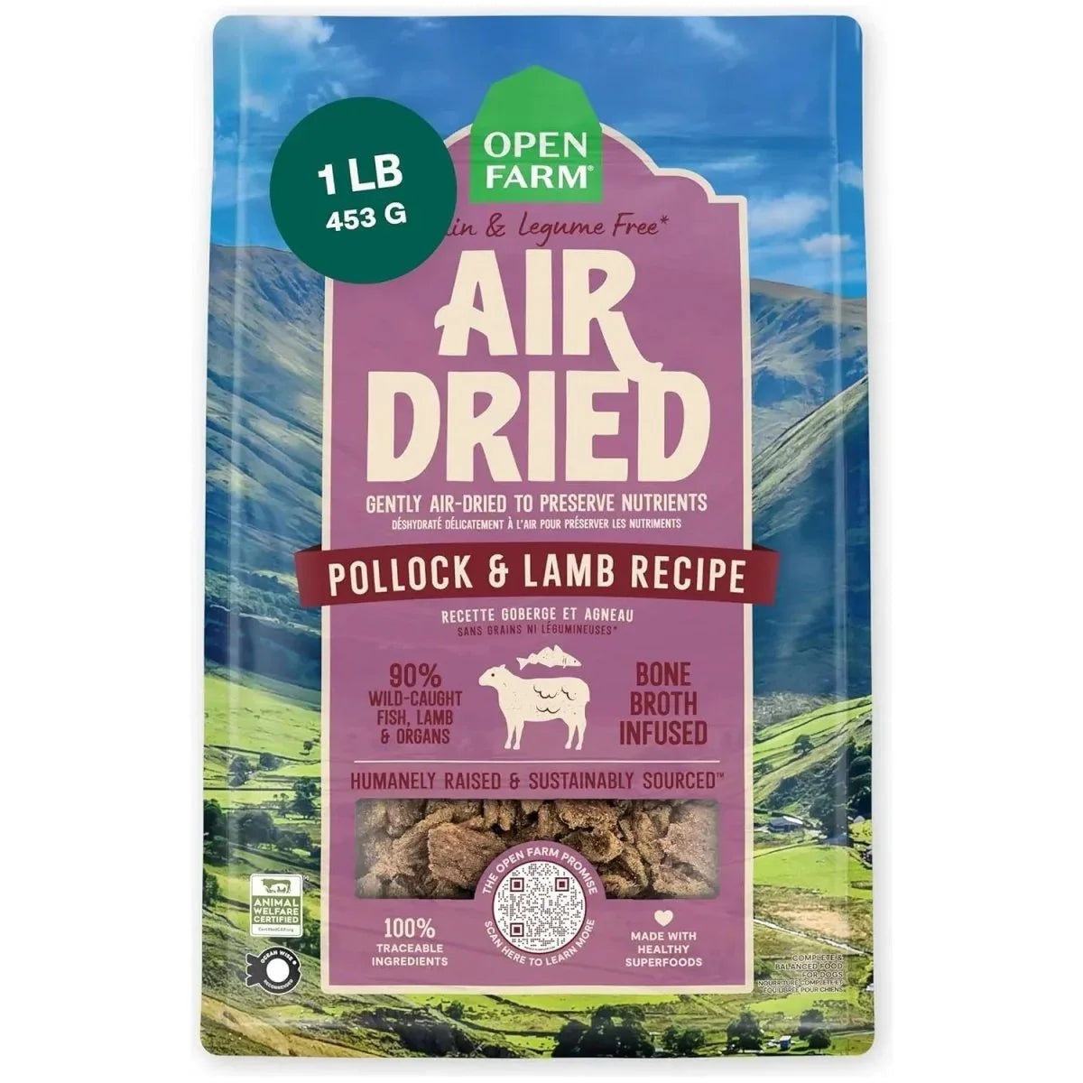 Open Farm Air Dried Pollock & Lamb Dog Food - Talis Us