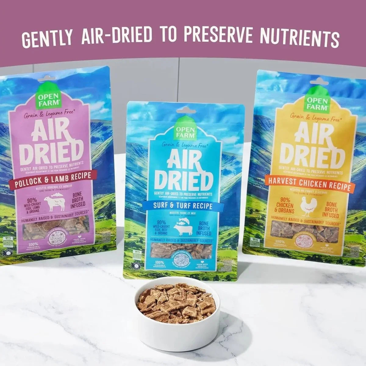 Open Farm Air Dried Pollock & Lamb Dog Food - Talis Us