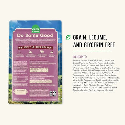 Open Farm Air Dried Pollock & Lamb Dog Food - Talis Us